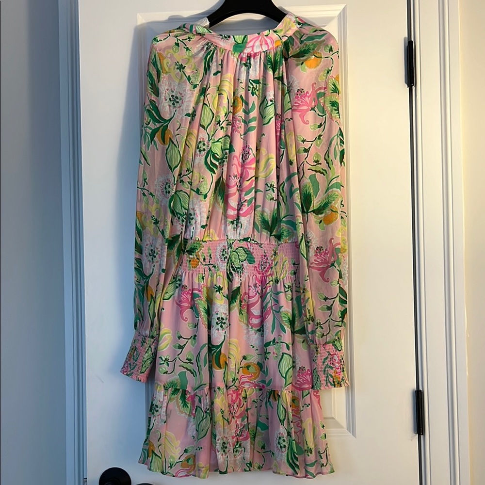 Lilly Pulitzer Ellielynn Pink Floral Dress